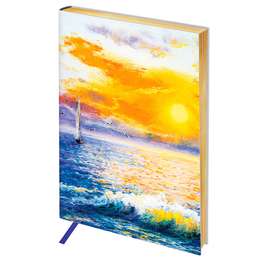 фото Записная книжка а5 80л. лайт, кожзам, greenwich line "vision. seaside"