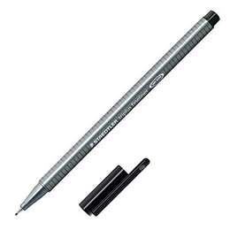 фотография Ручка капиллярная трехгранная staedtler triplus, черная