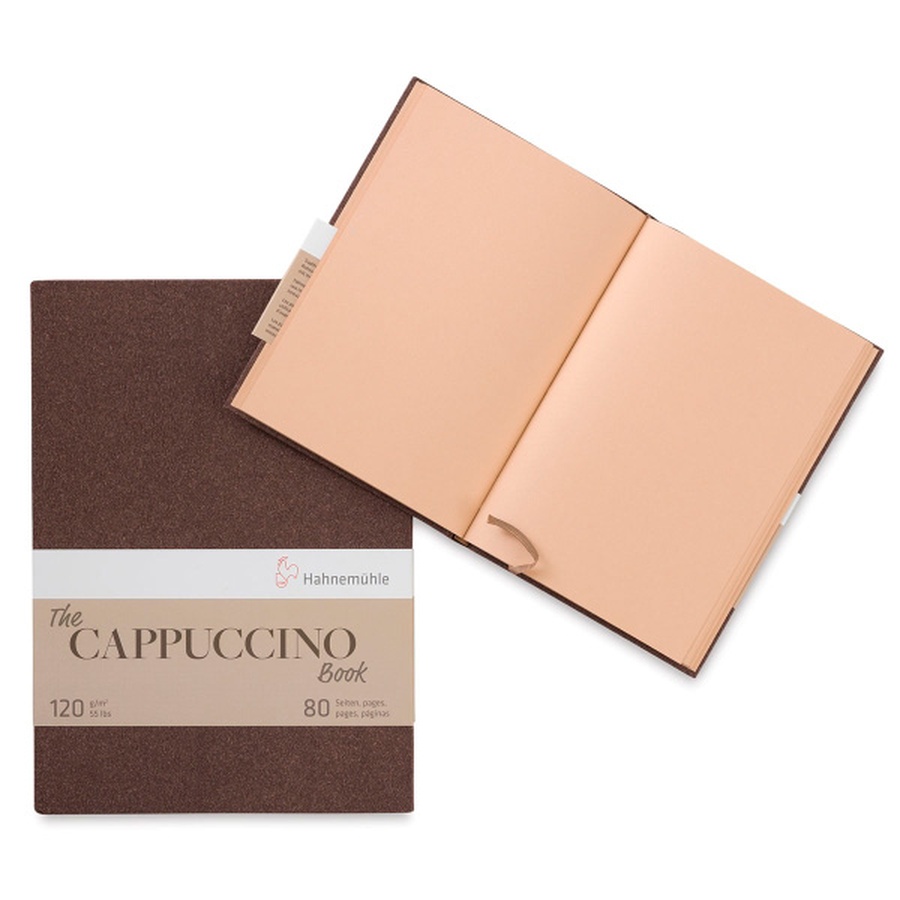 изображение Скетчбук hahnemuhle cappuccino а5, 120 г/м2, 40 л, жёсткая обложка, светло-коричневый