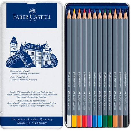 Наборы акварельных карандашей Faber-Castell Goldfaber Aqua