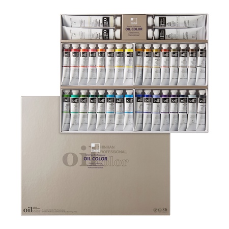 изображение Набор масляных красок shinhan professional 36 туб по 20мл в картонной упаковке