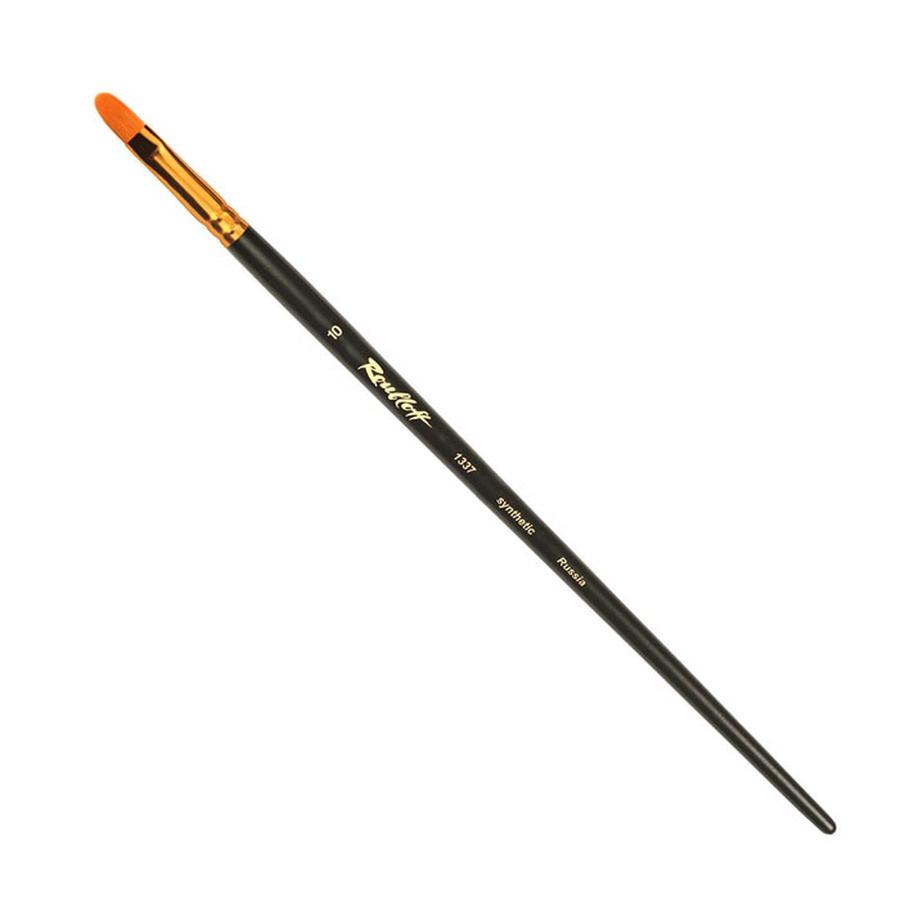 фото Кисть синтетика roubloff № 10 овальная, длинная ручка, 1337