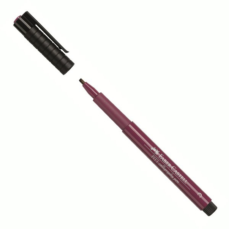 изображение Ручка капиллярная faber-castell pitt artist pen calligraphy коричневый
