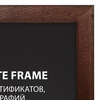 изображение Рамка 21х30 см, дерево, багет 14 мм, brauberg "elegant", цвет натуральный, акриловый экран