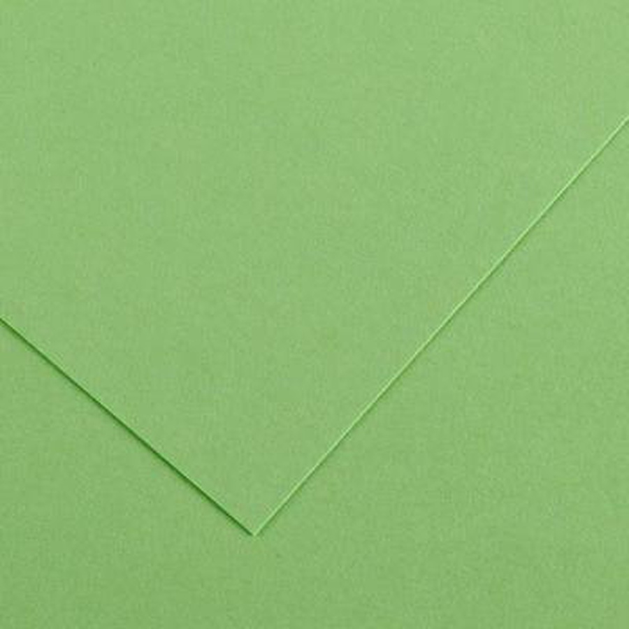 изображение Бумага цветная canson iris vivaldi, 240 г/м2, лист 50х65 см, № 27 зелёное яблоко