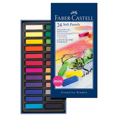 Пастель сухая мягкая Faber-Castell Creative Studio mini 24 цвета