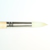 фотография Кисть щетина для масла сонет №10, диаметр 11 мм круглая на длинной ручке покрытая лаком
