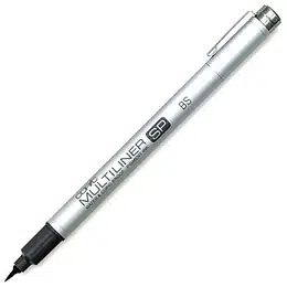 фотография Маркер кисть copic multiliner bs заправляемый, чёрный