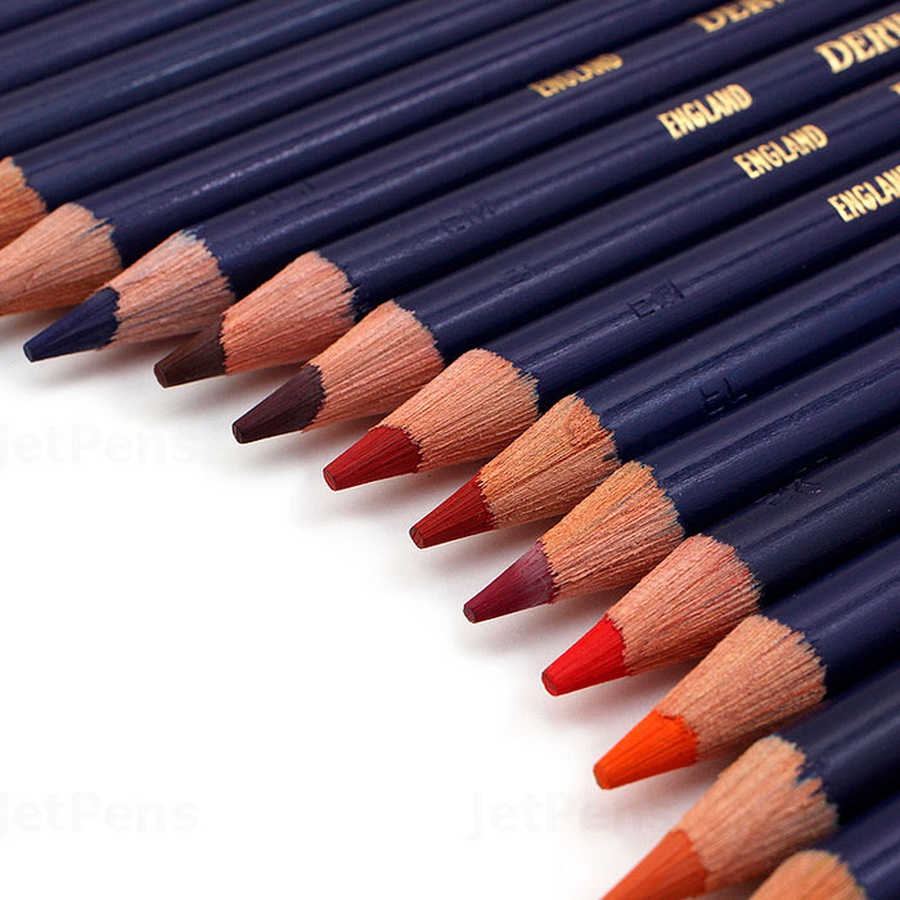 изображение Чернильные карандаши derwent inktense, набор 36 цветов, металлическая упаковка