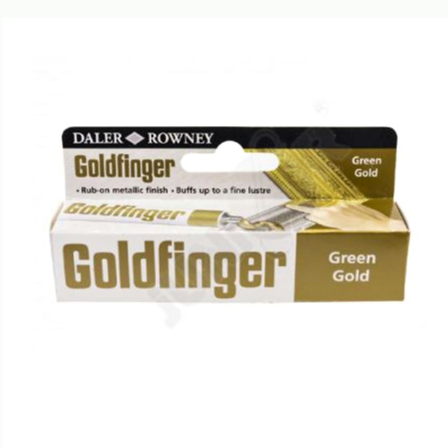 фотография Паста для золочения daler rowney goldfinger, 22 мл, золотисто зеленый