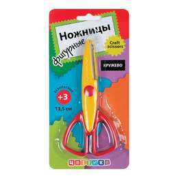 картинка Ножницы фигурные детские цветик кружево