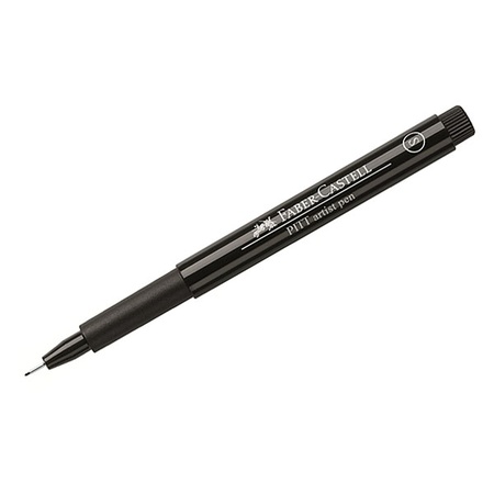 изображение Ручка капиллярная тонкая черная pitt pen, размер s