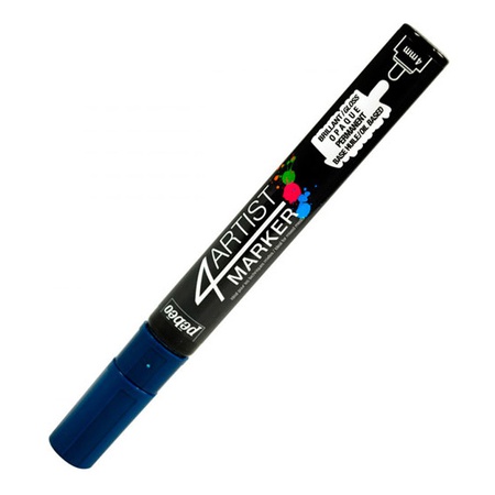 картинка Маркер масляный pebeo 4artist marker 4 мм круглый синий тёмный