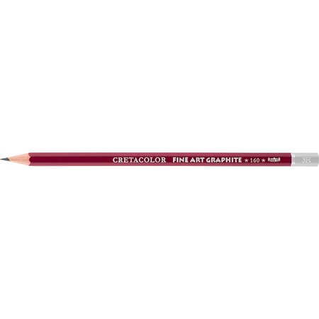 фото Профессиональный чернографитовый карандаш cleos, шестигранный корпус диаметром 6,9 мм, диаметр стержня 2,2-2,8 мм, твердость 3h