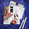 фотография Набор спиртовых маркеров малевичъ graf'art brush, мода 24 цвета