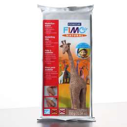 фотография Самоотвердевающая полимерная глина fimo air natural efaplast holzy вес 350 г, цвет песочный