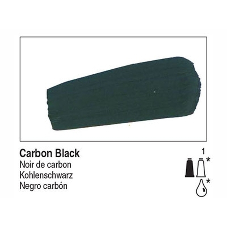 изображение Краска акриловая golden heavy body, туба 59 мл, № 1040 сажа газовая