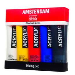 фото Набор акриловых красок amsterdam standart mixing 5 цветов 120мл