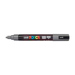 изображение Маркер posca pc-5m, темно-серый, 1.8 - 2.5 мм, пулевидный наконечник