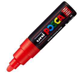 изображение Маркер posca pc-7m, красный, 4.5 - 5.5 мм, пулевидный наконечник