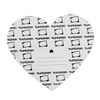 фотография Холст на картоне малевичъ в форме сердца, 20х17,5 см