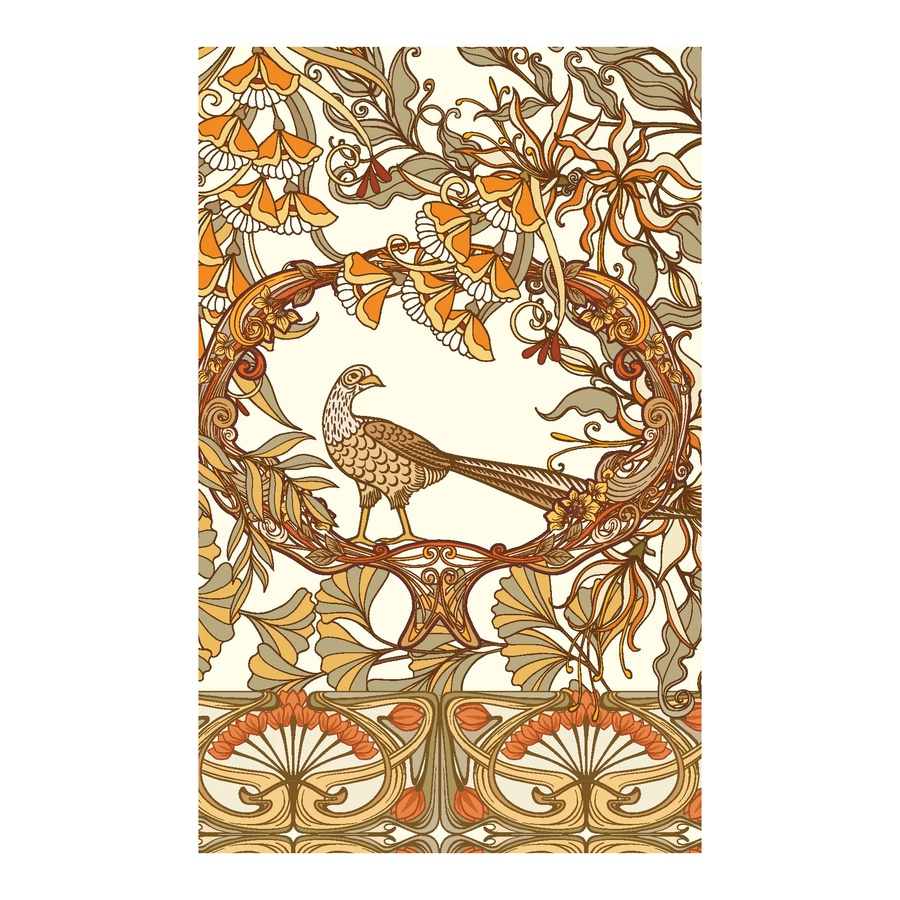 картинка Ежедневник art nouveau (светло-голубая обложка)