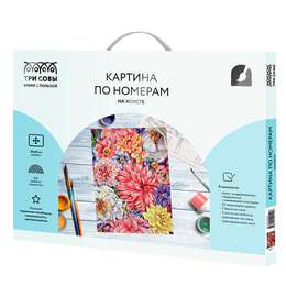 фотография Картина по номерам на холсте "цветочный ковер", 30*40 см