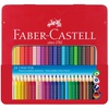 картинка Набор акварельных карандашей faber-castell grip 24 цвета, в металле