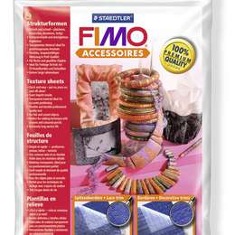 фото Текстурные листы для полимерной глины fimo аккуратный шнур, 2 листа по 17х15 см