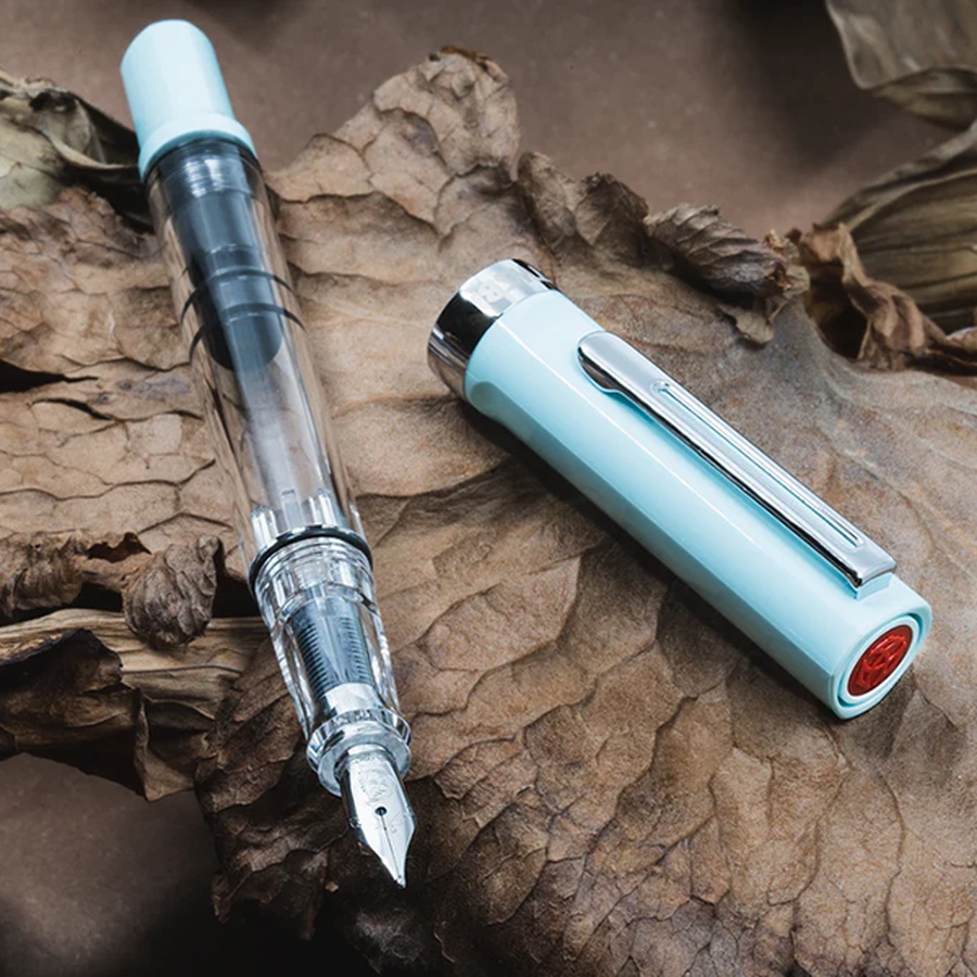 фотография Ручка перьевая twsbi eco t, мятно-голубой, ef
