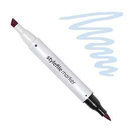 изображение Маркер спиртовой stylefile brush, два пера, cg1 серый холодный