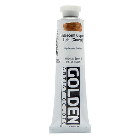 изображение Краска акриловая golden heavy body, туба 59 мл, № 4106 медный светлый перламутр