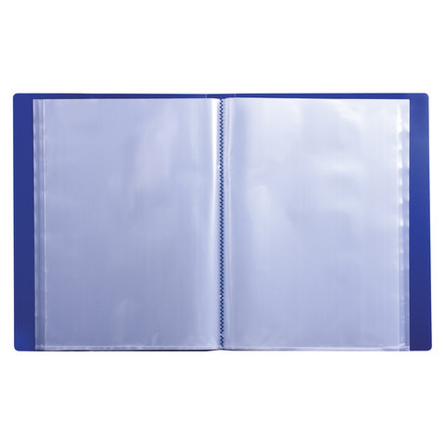 фото Папка 60 вкладышей brauberg стандарт, синяя, 0,8 мм