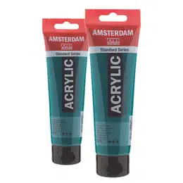 изображение Краска акриловая amsterdam, туба 120 мл, № 675 зелёный фталоцианин