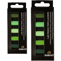 фотография Набор сухой пастели rembrandt 5 цв, зелёный