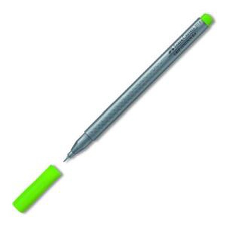 изображение Ручка капиллярная faber-castell grip, цвет салатовый