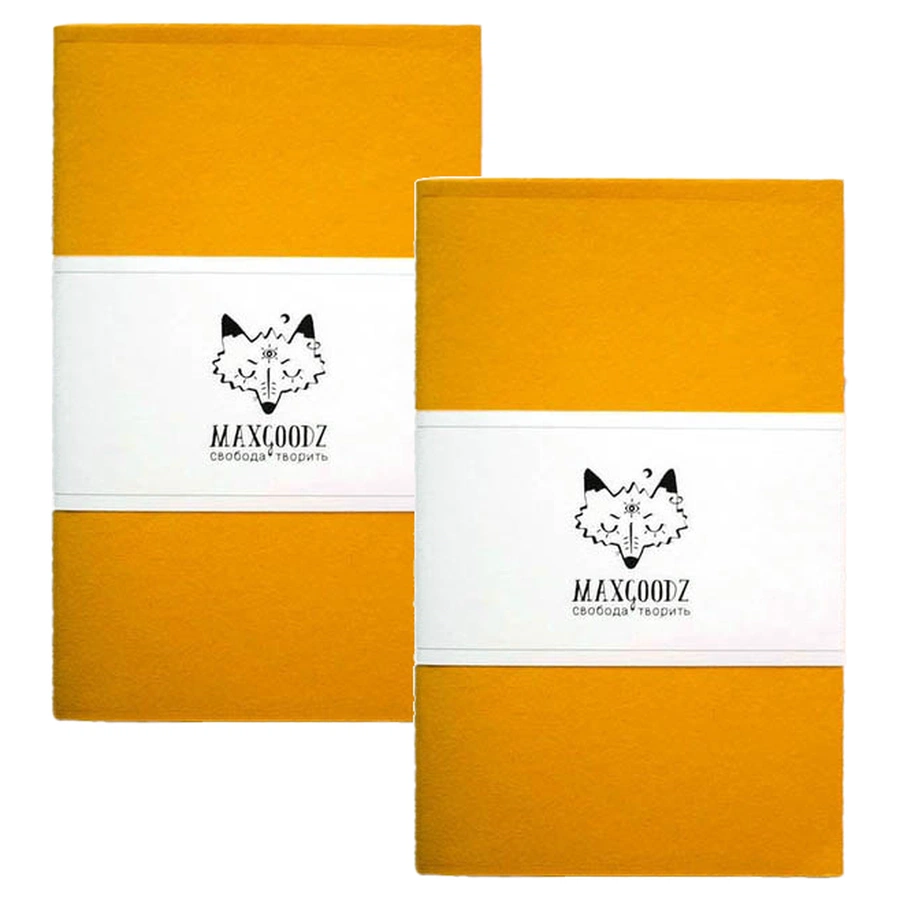 фотография Скетчбук для маркеров maxgoodz classic white, жёлтый, a5, 32 листа, 160 г/м2, на нитке