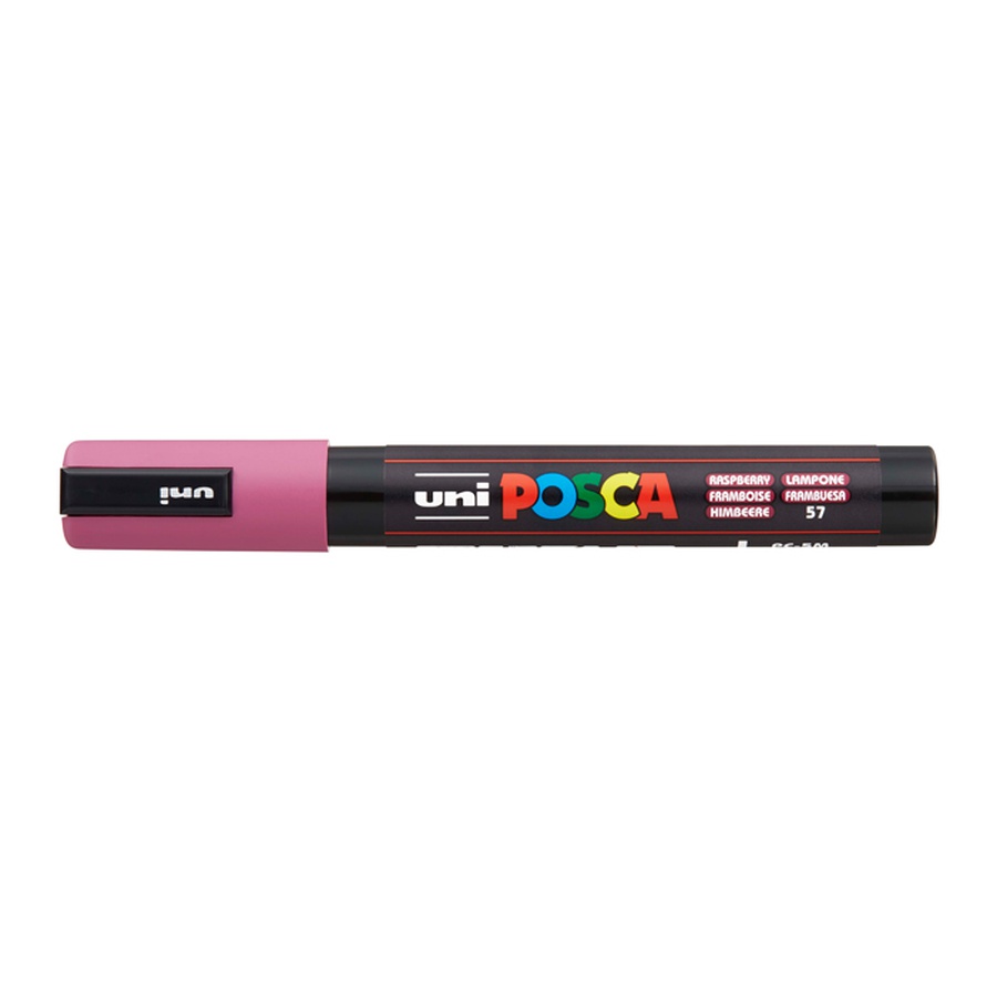 картинка Маркер posca pc-5m, малиновый, 1.8 - 2.5 мм, пулевидный наконечник