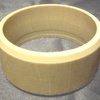 фотография Деревянная заготовка из липы в форме плоского браслета, ширина 3,5 см