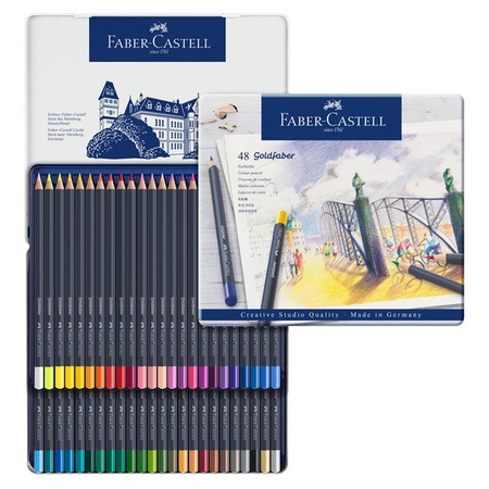 Набор цветных карандашей Faber-Castell Goldfaber 48 цветов