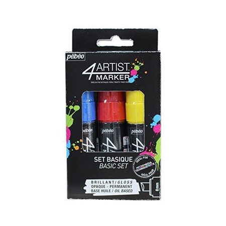 Набор масляных маркеров Pebeo 4Artist Marker предназначены для живописных работ. Маркеры обладают высокой светостойкостью, яркие, глянцевые. Ими легк…