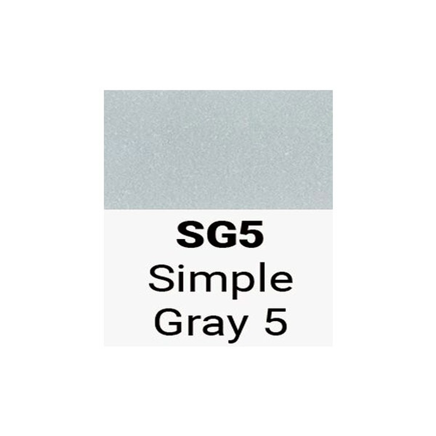 картинка Маркер sketchmarker brush двухсторонний на спиртовой основе sg5 простой серый 5