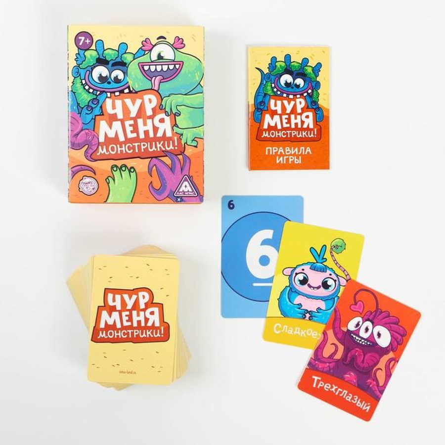изображение Игра «чур меня монстрики!», 108 карт