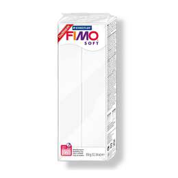 картинка Полимерная глина fimo soft 350 г, белый 0