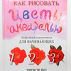 картинка Как рисовать цветы акварелью во