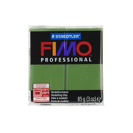 Глина полимерная Fimo Professional 85 г, зелёный лист 57