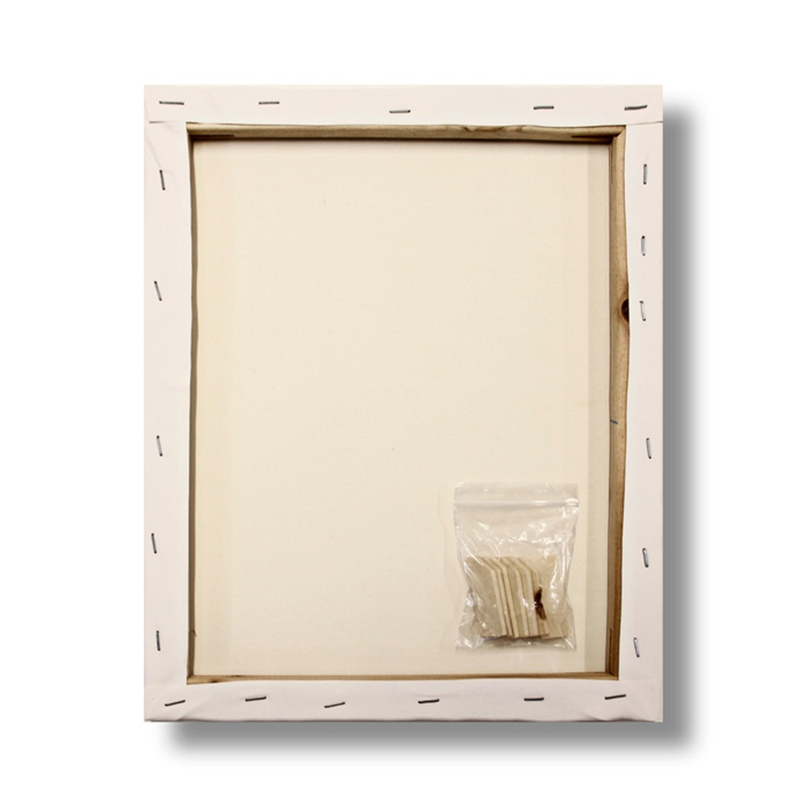 картинка Холст на подрамнике 30х40 см, арт-квартал studio, хлопок белёный, акриловый грунт, 280 г/м2