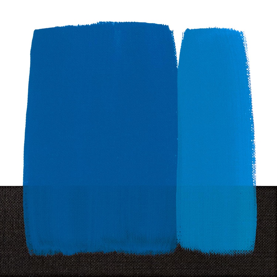 фото Краска акриловая maimeri polycolor, банка 140 мл, циан синий основной