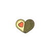 фотография Значок деревянный авокадо сердце waf-waf