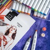 фотография Набор спиртовых маркеров малевичъ graf'art brush, мода 24 цвета
